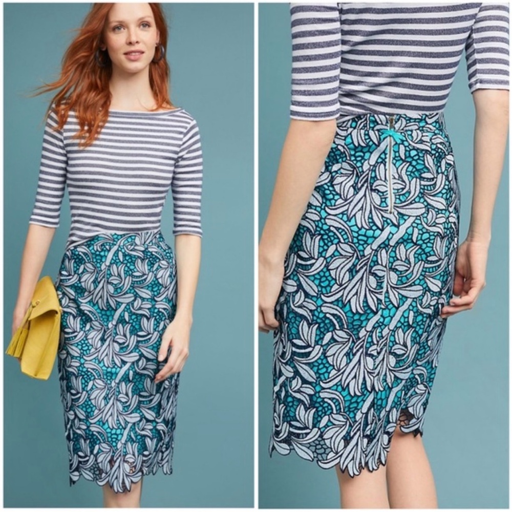 Anthropologie Maeve Talulah Lace Skirt 2